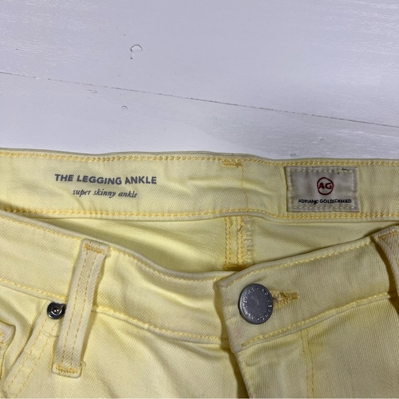 AG Adriano Goldschmied Legging Super Skinny Ankle Jean Womens 31 Raw Hem New - Picture 3 of 16